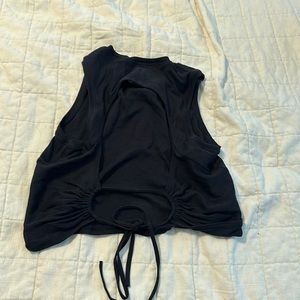 Open back crop tank from lululemon